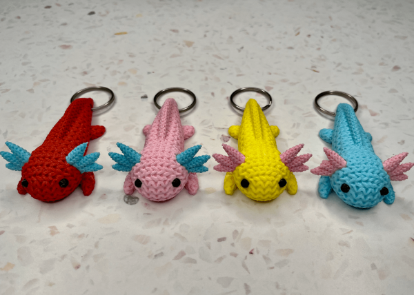 All_Front-min Axolotl Keychain – Colorful & Cute!